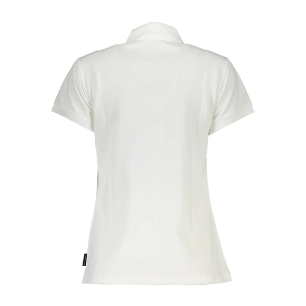 North Sails White Cotton Women Polo