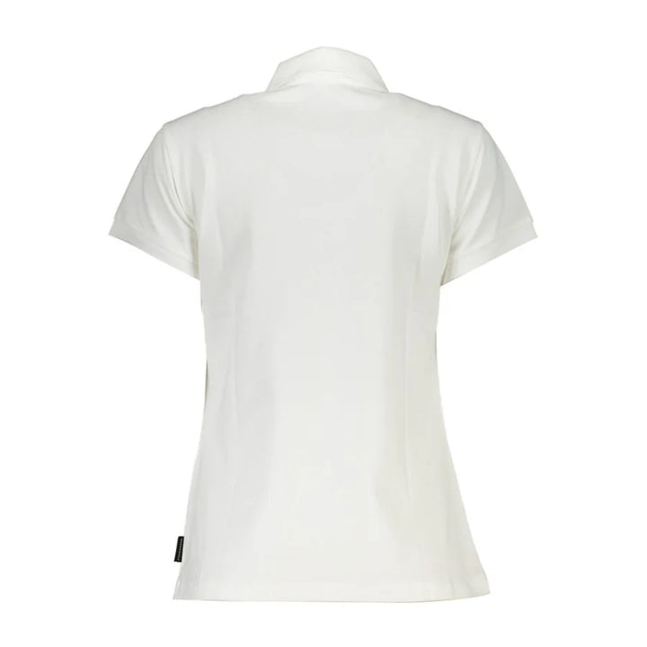 North Sails White Cotton Women Polo