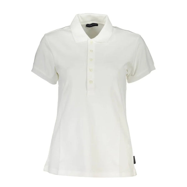 North Sails White Cotton Women Polo