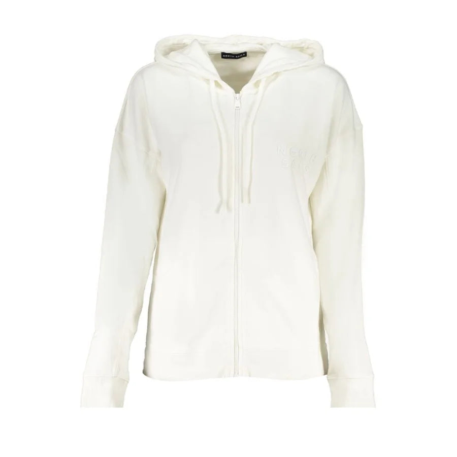 North Sails White Cotton Women’s Hoodie