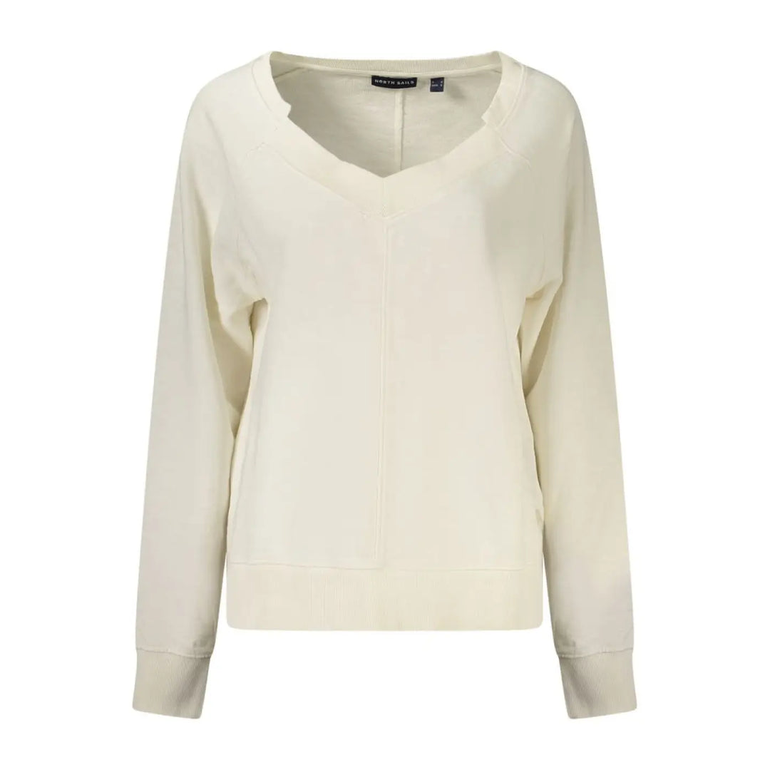 North Sails White Cotton Women’s Sweatshirt