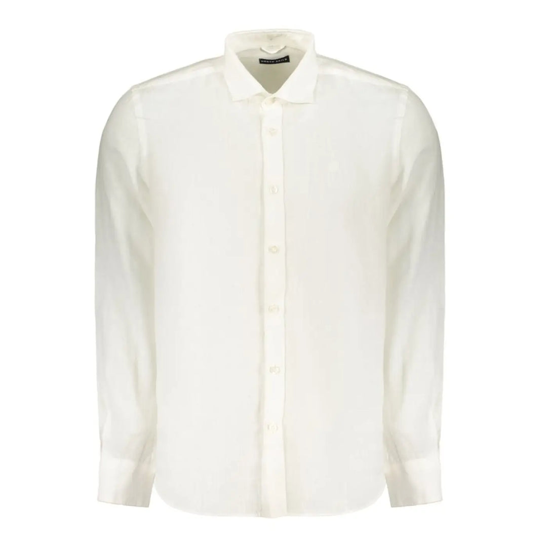 North Sails White Linen Men’s Shirt
