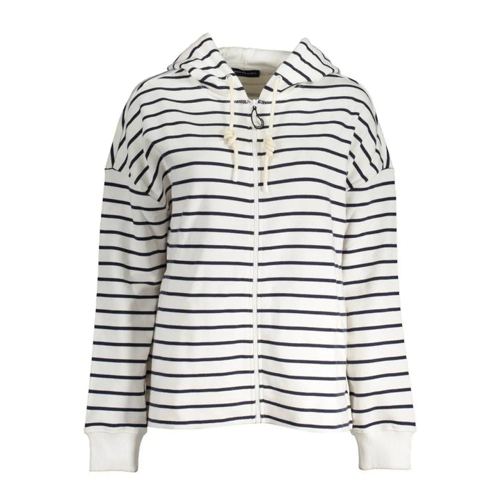 North Sails White Organic Cotton Women’s Sweatshirt