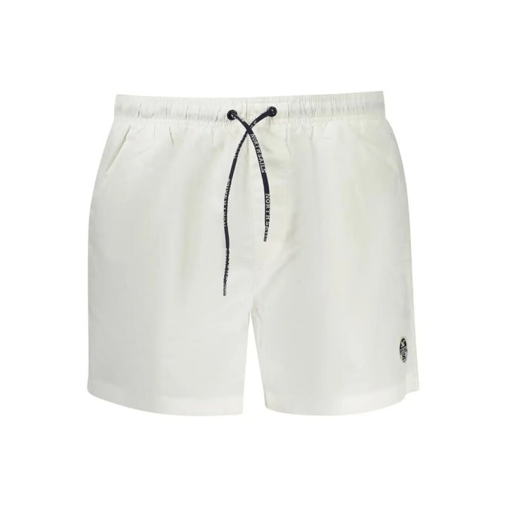 North Sails White Polyester Men’s Swim Boxer