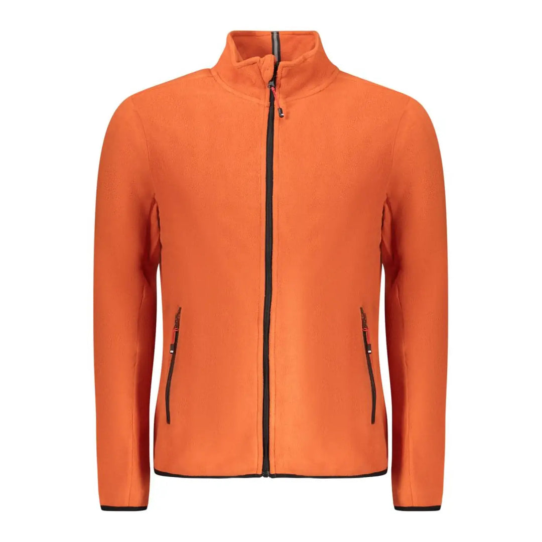 Norway 1963 Arancione Polyester Mens Sweatshirt