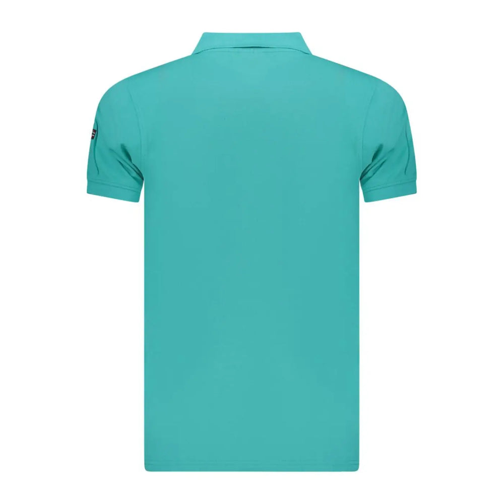 Norway 1963 Azzurro Cotton Men Polo