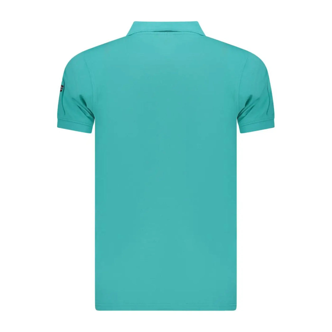 Norway 1963 Azzurro Cotton Men Polo
