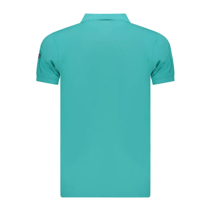 Norway 1963 Azzurro Cotton Men Polo