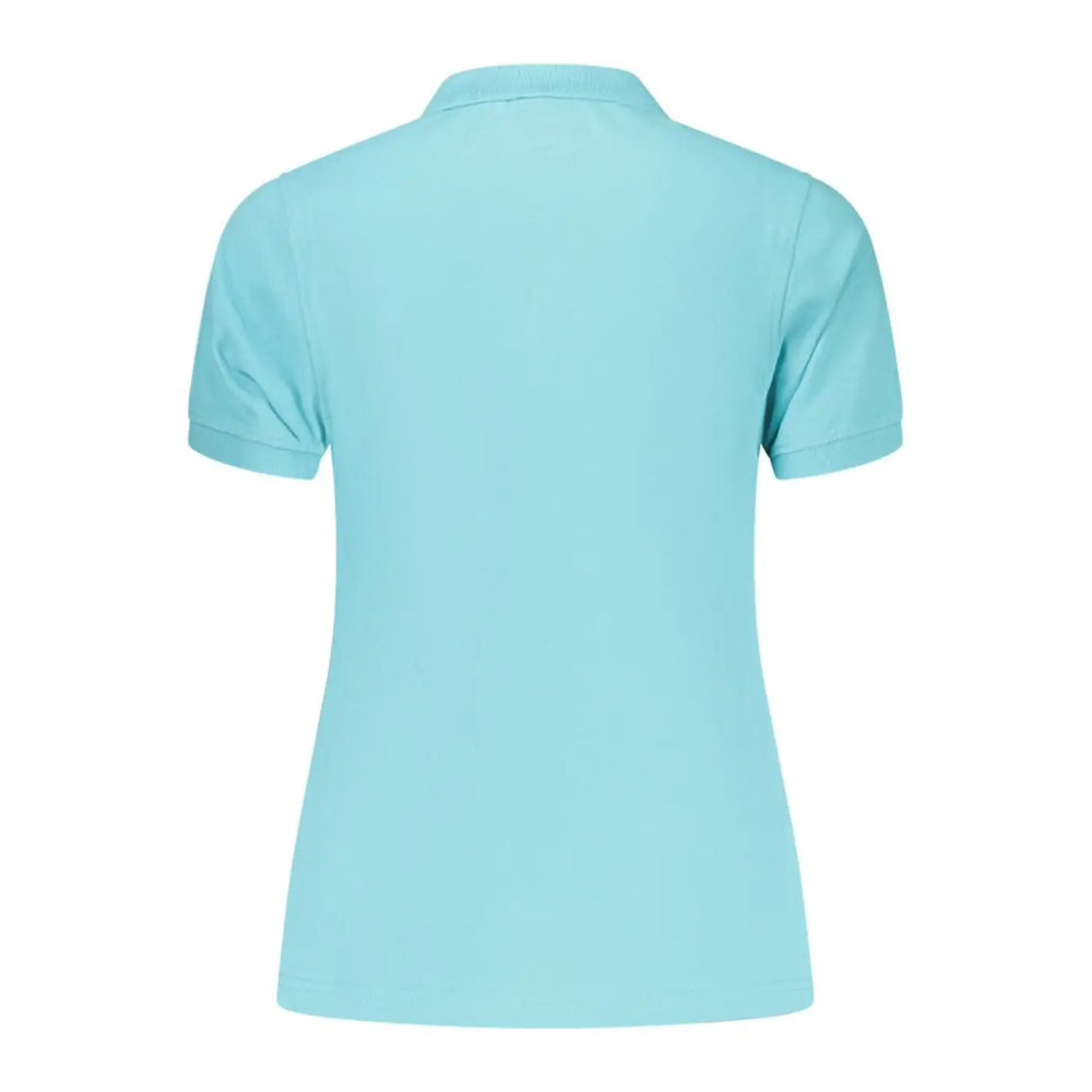 Norway 1963 Azzurro Cotton Womens Polo
