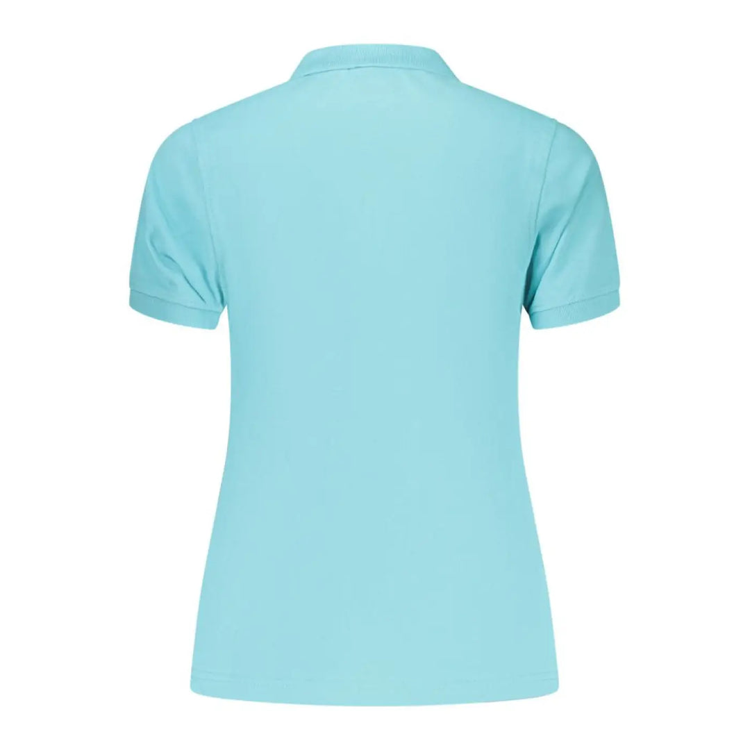Norway 1963 Azzurro Cotton Womens Polo