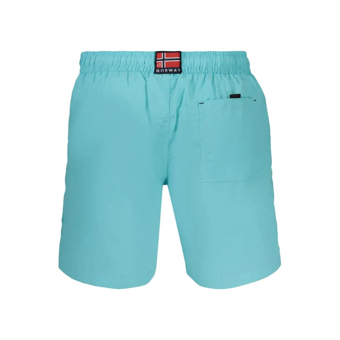 Norway 1963 Azzurro Polyester Men’s Swimwear