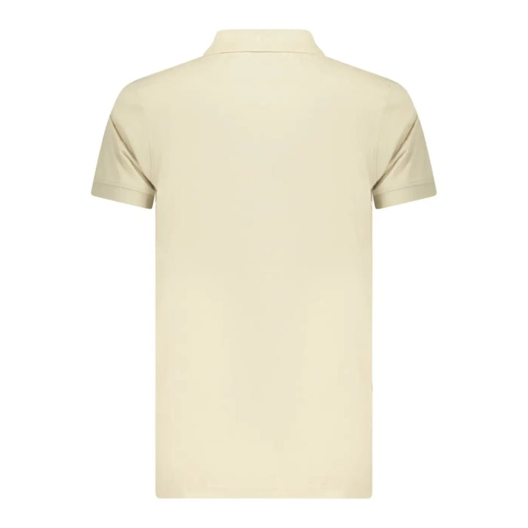 Norway 1963 Beige Cotton Men Polo Shirt