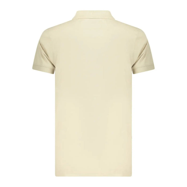 Norway 1963 Beige Cotton Men Polo Shirt