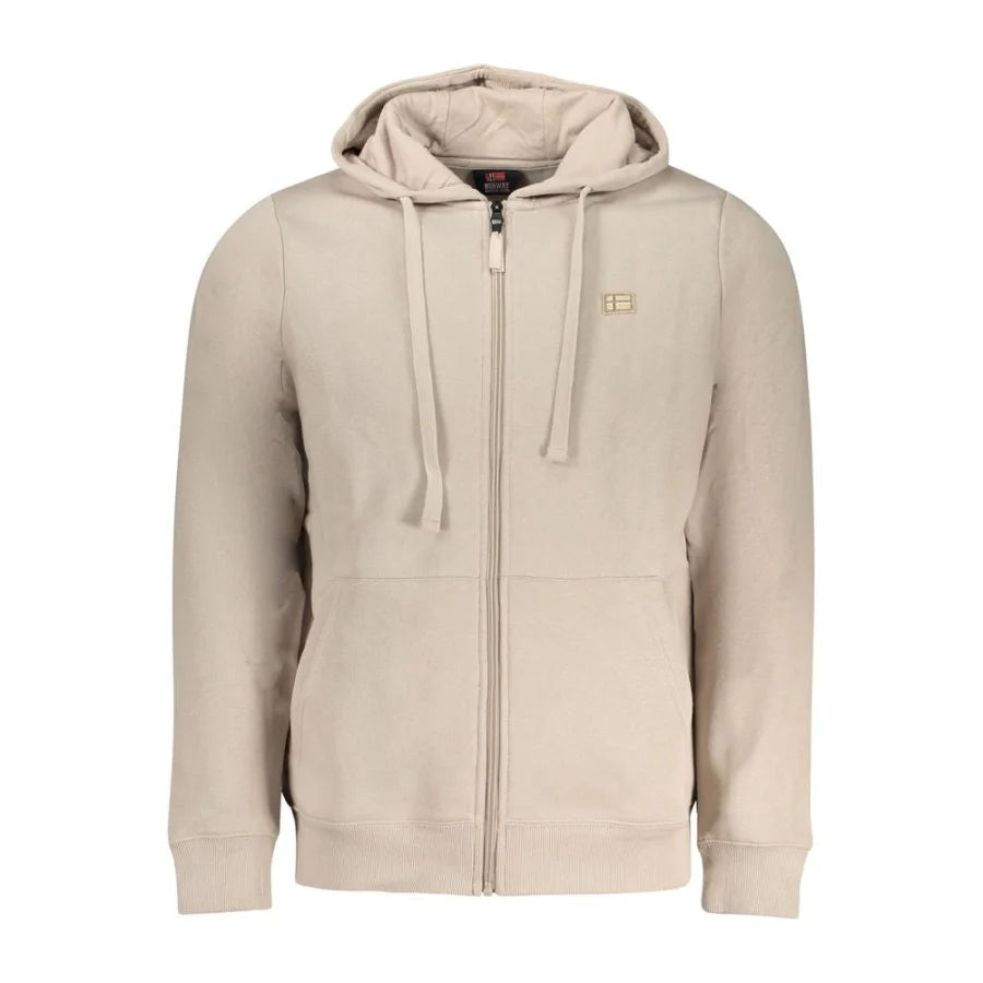 Norway 1963 Beige Cotton Men’s Hoodie Sweatshirt