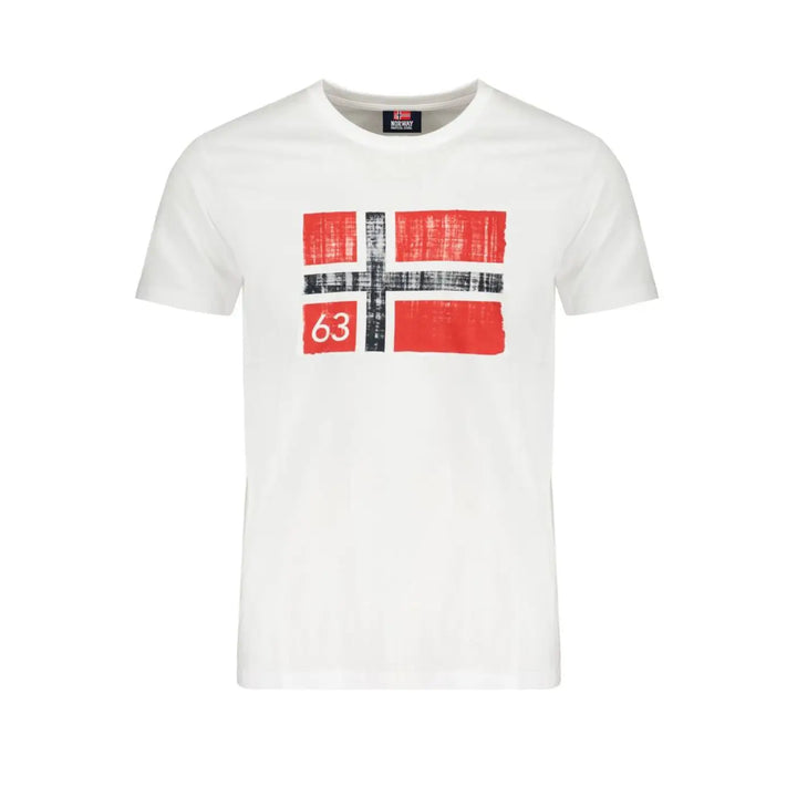 Norway 1963 Bianco Cotton Men T-shirt