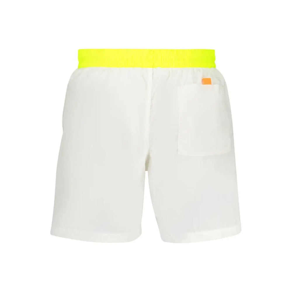 Norway 1963 Bianco Poliammide Mens Swim Boxer