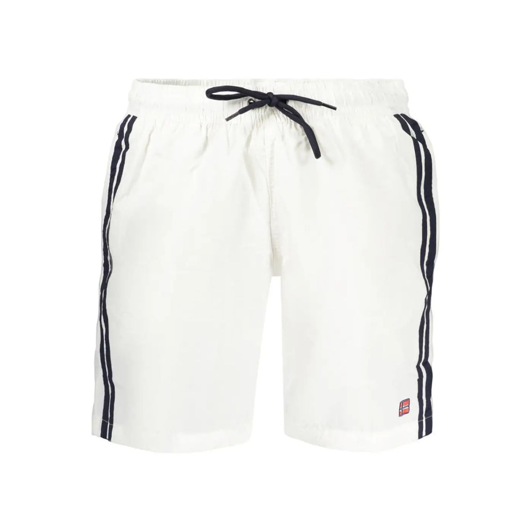 Norway 1963 Bianco Polyamide Men’s Swimwear