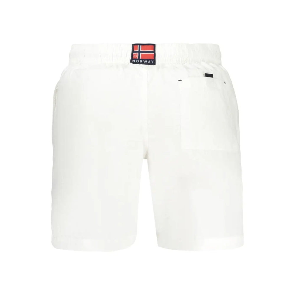 Norway 1963 Bianco Polyamide Men’s Swimwear