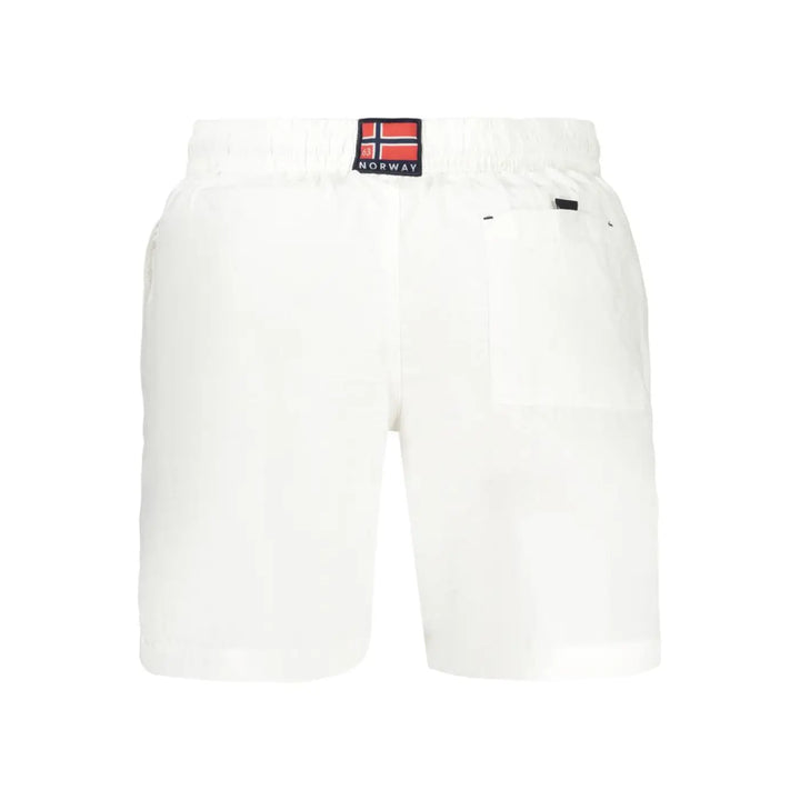 Norway 1963 Bianco Polyamide Men’s Swimwear