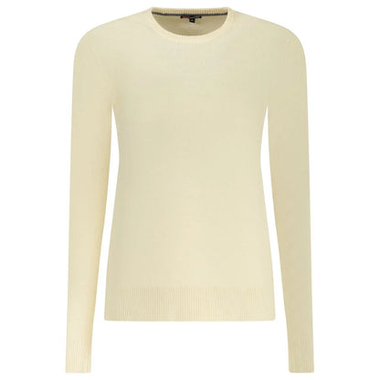 NORWAY 1963 Bianco Viscose Womens Crew Neck T-Shirt Elegance Norway