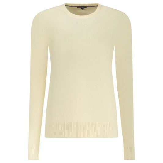 NORWAY 1963 Bianco Viscose Womens Crew Neck T-Shirt Elegance Norway