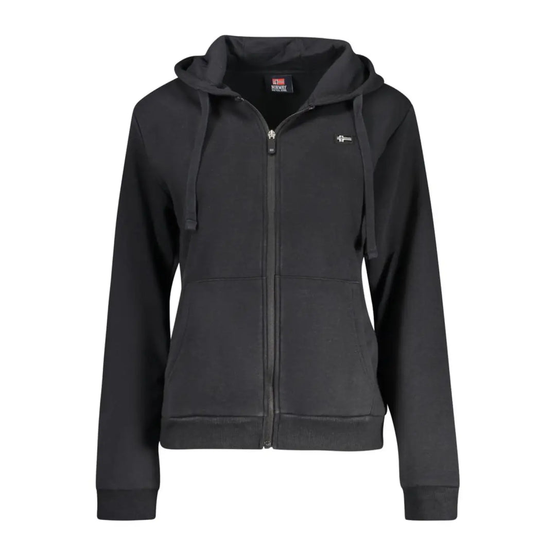 Norway 1963 Black Cotton Women’s Hoodie