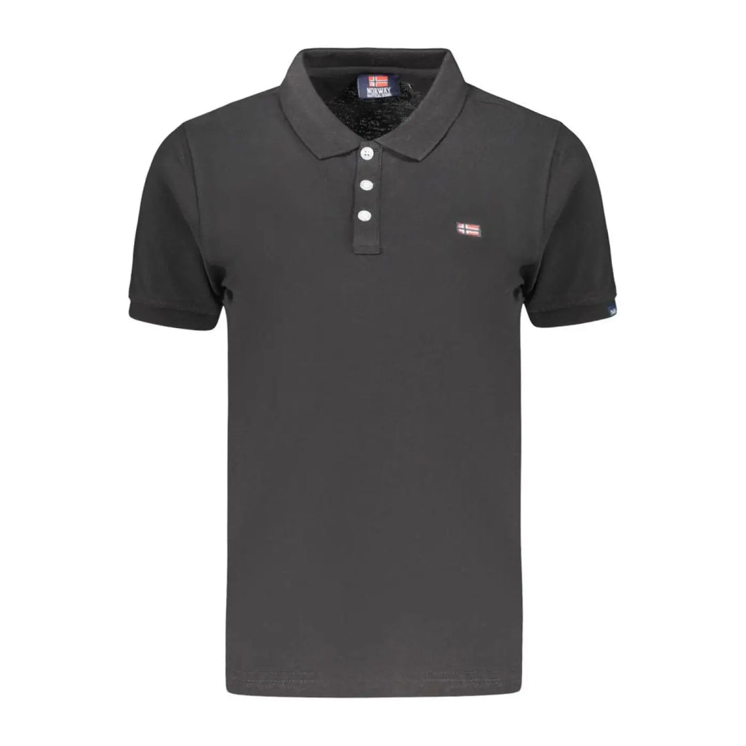 Norway 1963 Black Cotton Women’s Polo Shirt