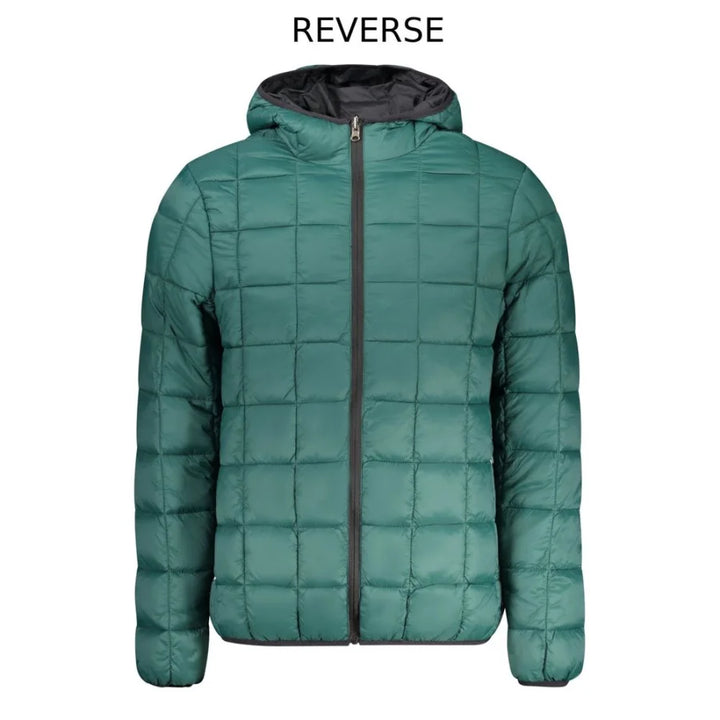 Norway 1963 Black Polyester Men’s Reversible Jacket