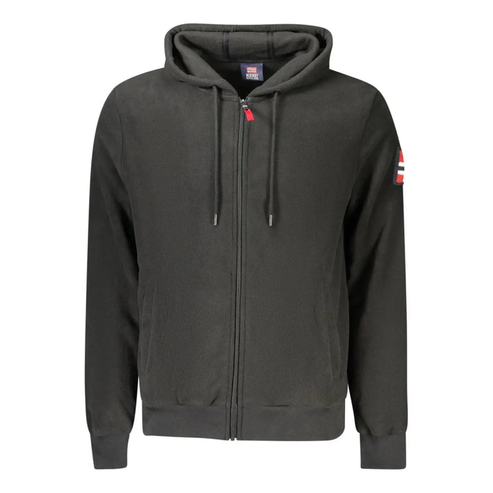 Norway 1963 Black Polyester Mens Sweatshirt with Hood