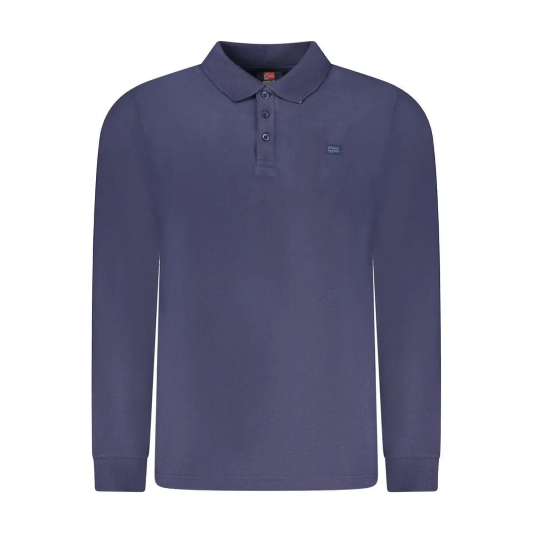 Norway 1963 Blu Cotton Men Polo