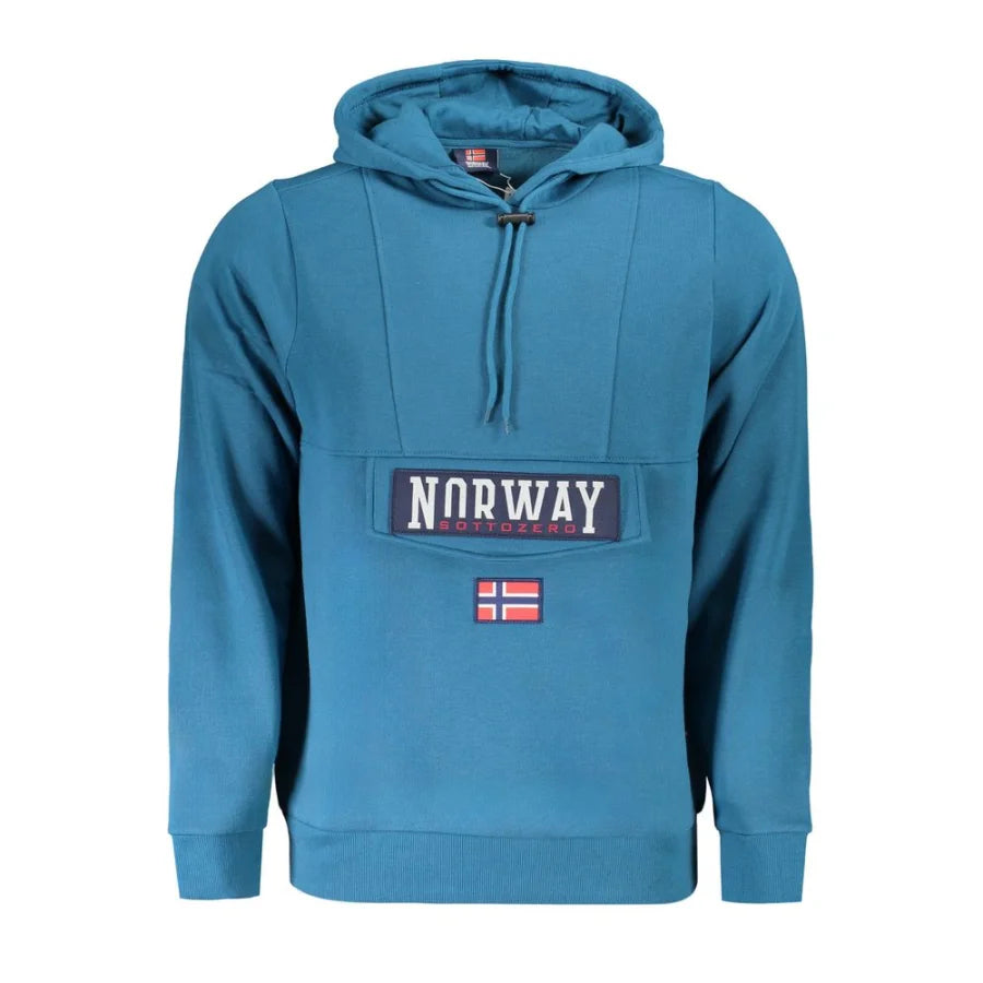 Norway 1963 Blu Cotton Men Sweatshirt