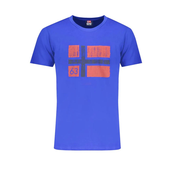Norway 1963 Blu Cotton Men T-shirt