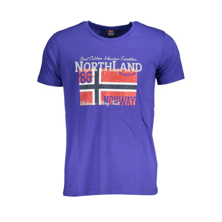 Norway 1963 Blu Cotton Men T-shirt