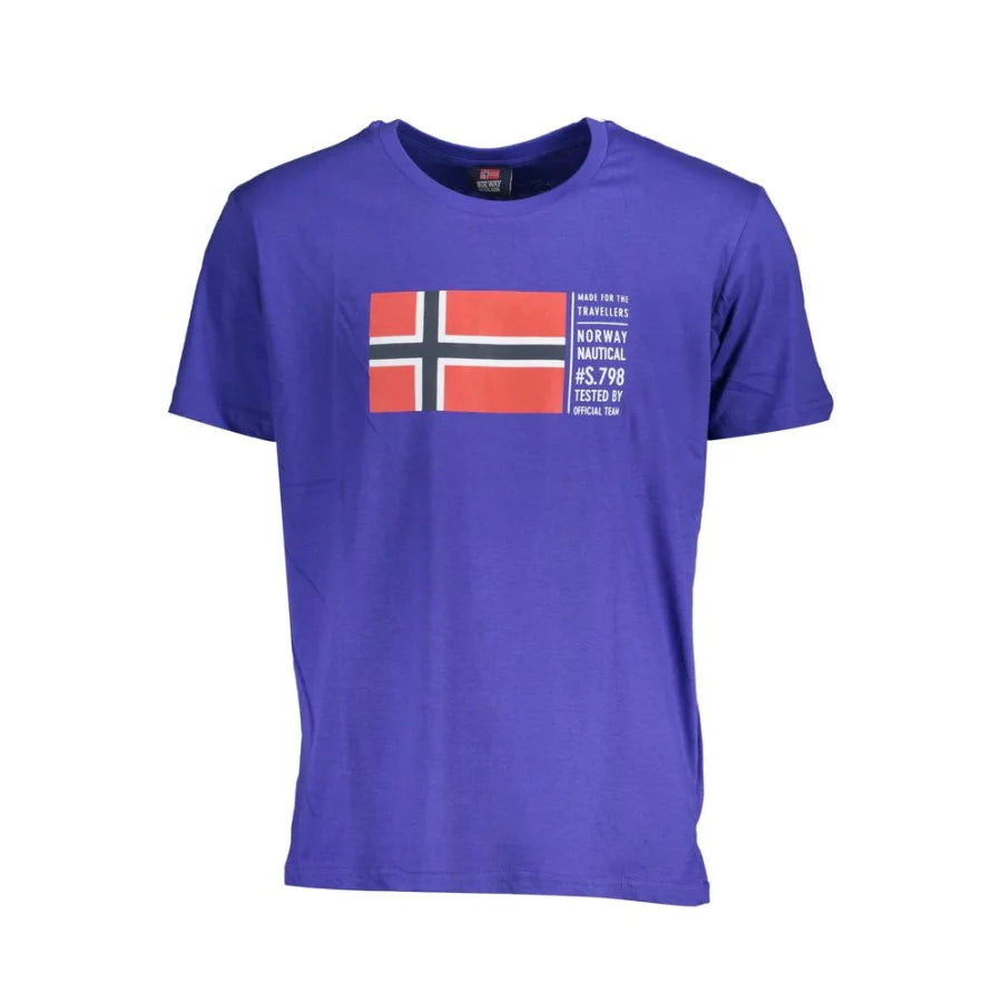 Norway 1963 Blu Cotton Men T-Shirt