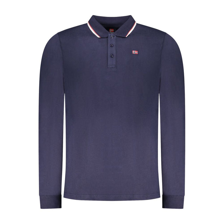 Norway 1963 Blu Cotton Mens Polo Shirt