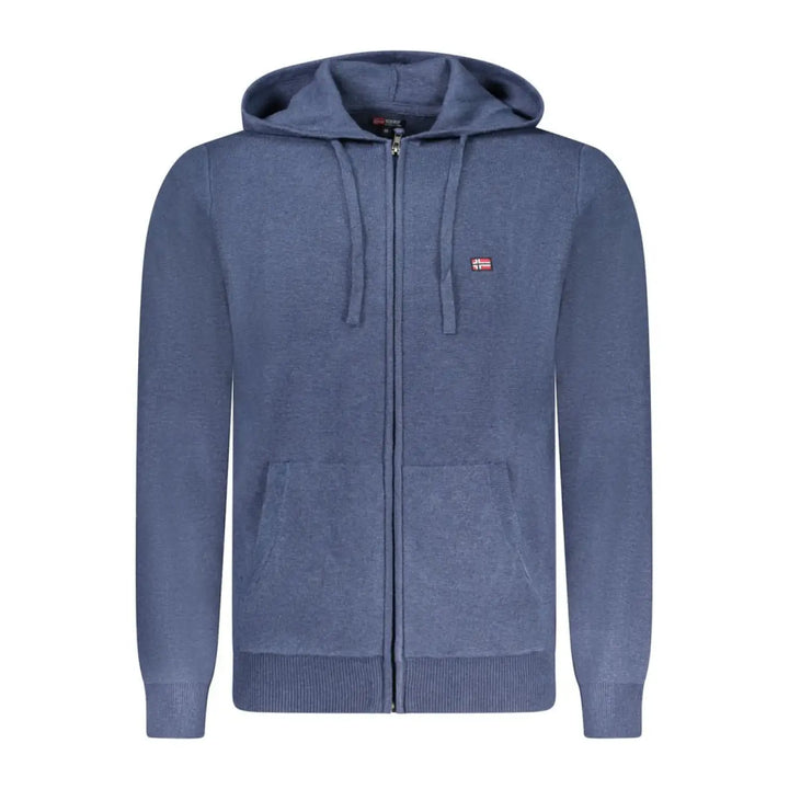 Norway 1963 Blu Poliammide Male Cardigan