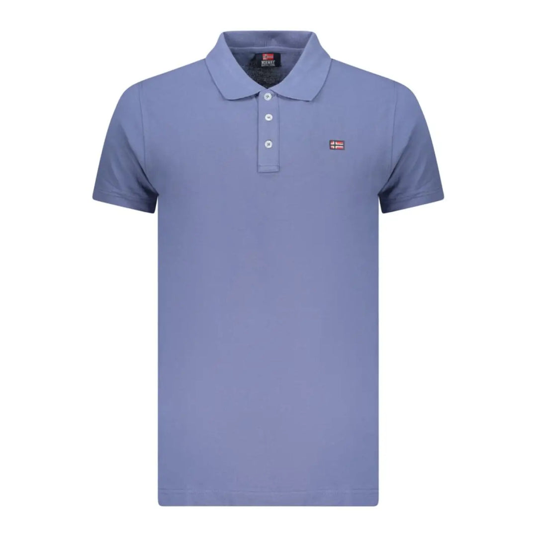 Norway 1963 Blue Cotton Men Polo