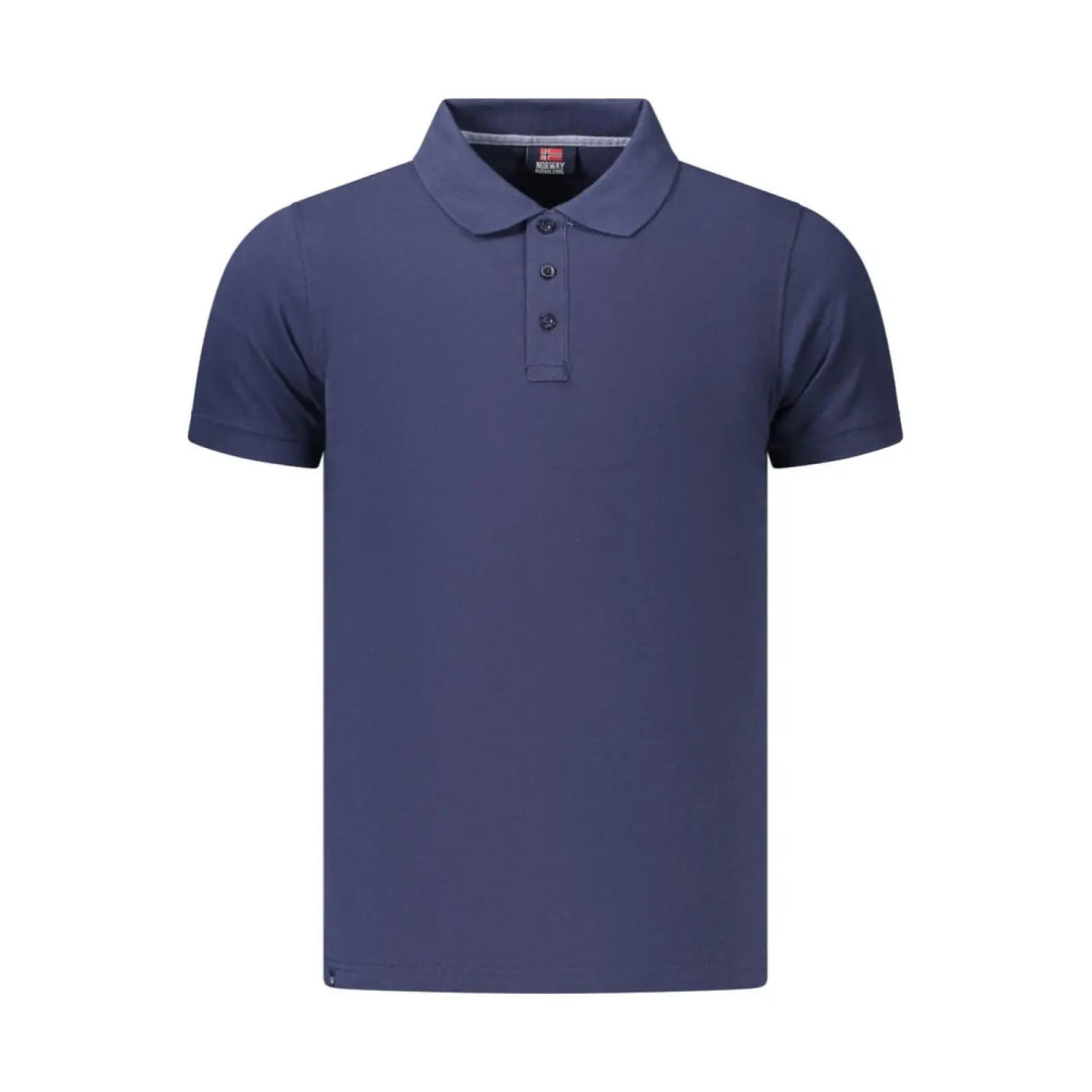 Norway 1963 Blue Cotton Men’s Polo Shirt