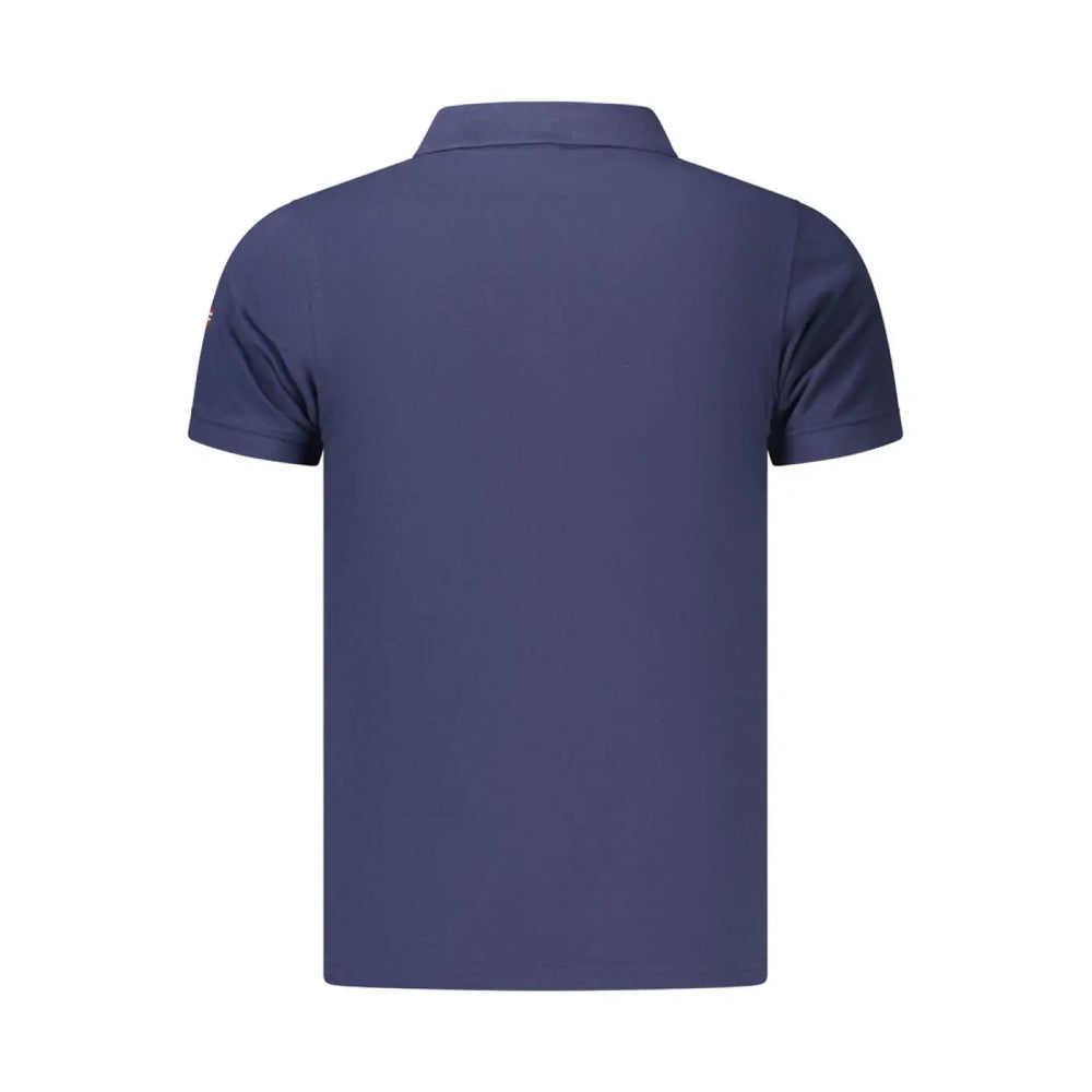 Norway 1963 Blue Cotton Men’s Polo Shirt