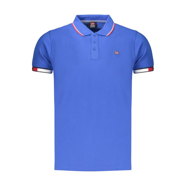 Norway 1963 Blue Cotton Men’s Polo Shirt