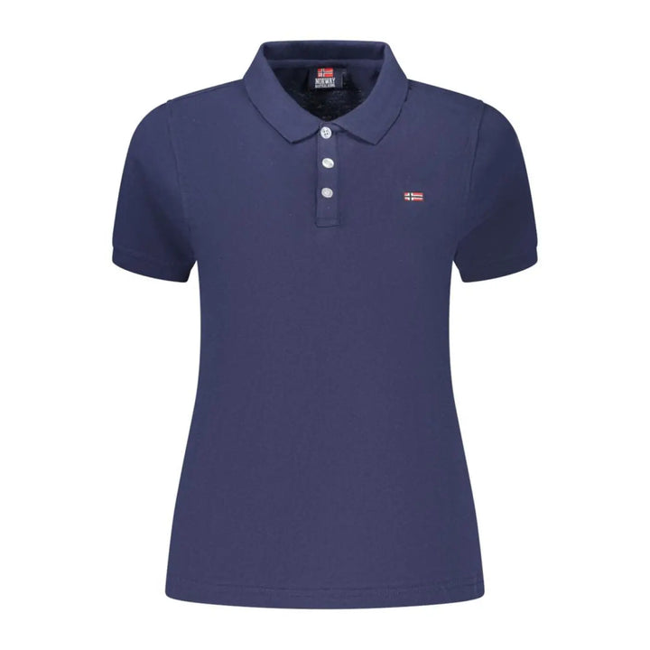 Norway 1963 Blue Cotton Women’s Polo Shirt