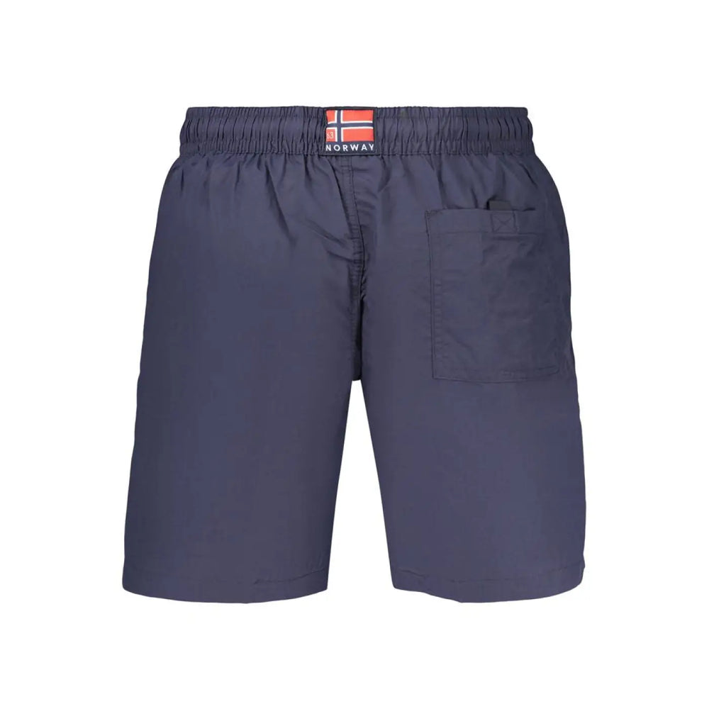 Norway 1963 Blue Polyamide Men’s Swim Boxer
