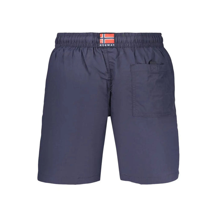 Norway 1963 Blue Polyamide Men’s Swim Boxer