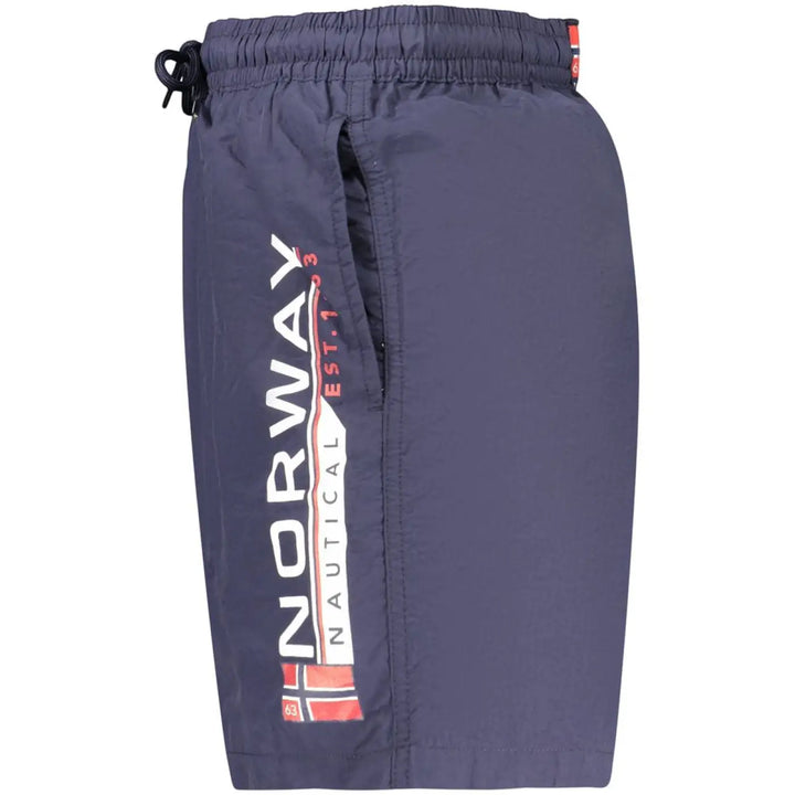 Norway 1963 Blue Polyamide Men’s Swimwear