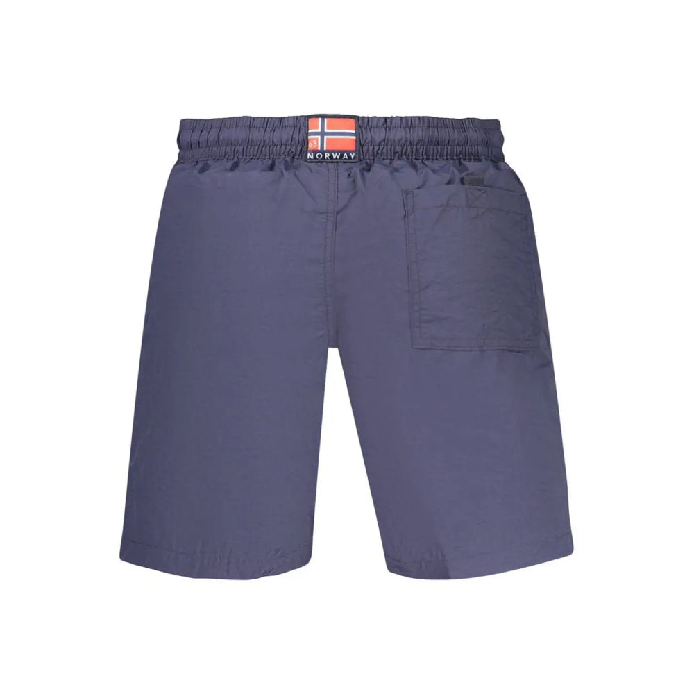 Norway 1963 Blue Polyamide Men’s Swimwear