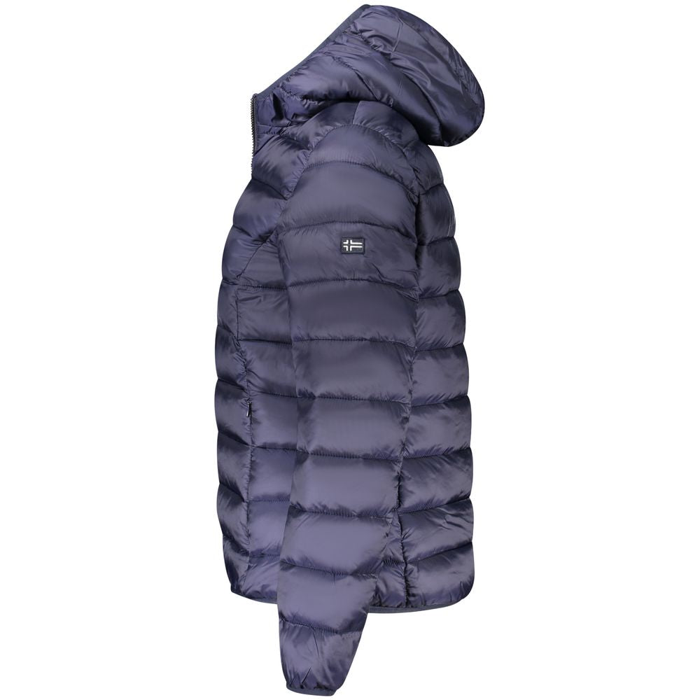 Norway 1963 Puffer Jackets - Blue Polyamide Women Jacket