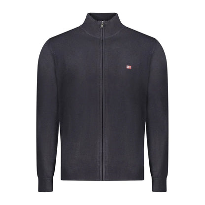 Norway 1963 Blue Polyester Men Cardigan