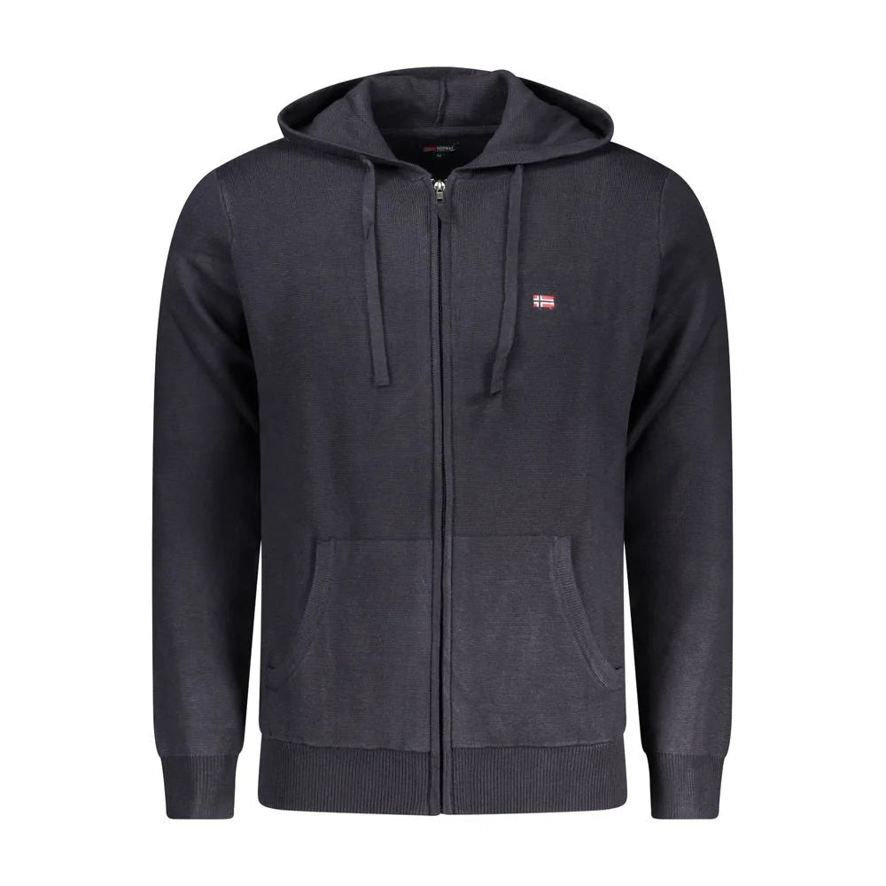 Norway 1963 Blue Polyester Men Cardigan