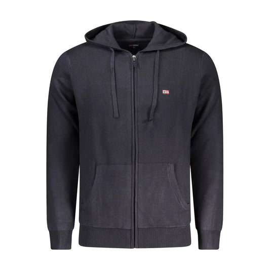 Norway 1963 Blue Polyester Men Cardigan