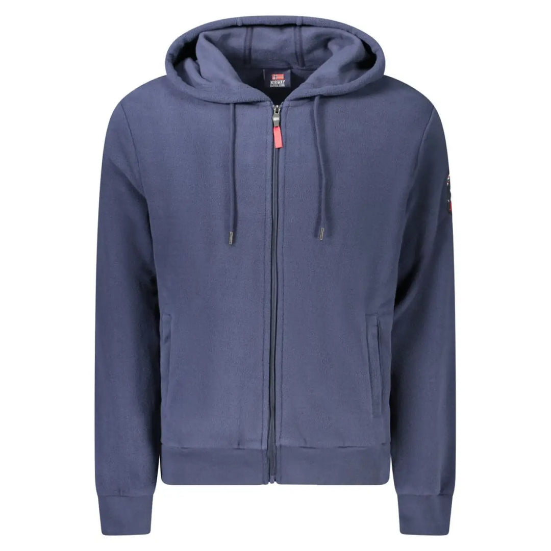 Norway 1963 Blue Polyester Men’s Hooded Sweatshirt
